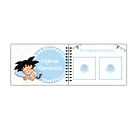 Libro de buenos deseos baby shower Gokú dragon ball 4