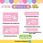 Pack 2 etiquetas escolares 1