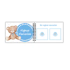 Libro de buenos deseos baby osito café  4