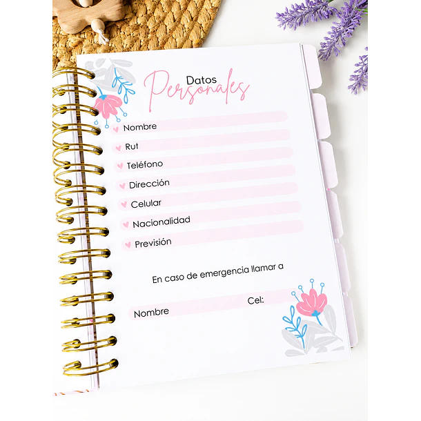 Agenda prenatal Mi dulce espera 3