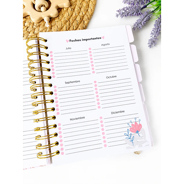Agenda prenatal Mi dulce espera 4