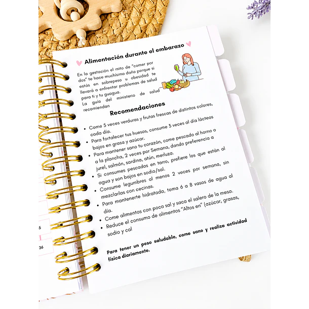 Agenda prenatal Mi dulce espera 5