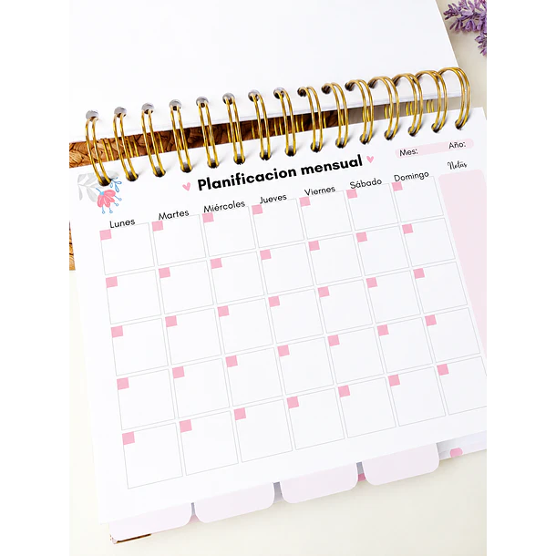 Agenda prenatal Mi dulce espera 12