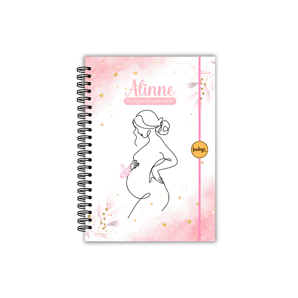 Agenda prenatal acuarela pink 1