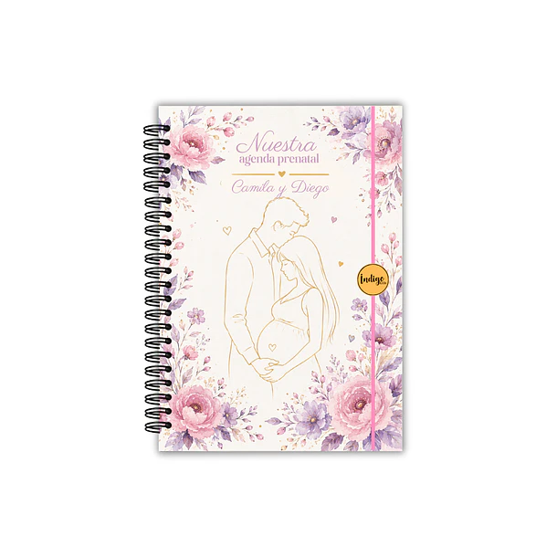 Agenda prenatal amor lavanda 1