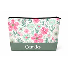 Neceser y Cosmetiquero flores  2