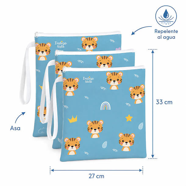 Set de 4 Bolsas  para mudas del bebé 