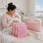 Set de 4 Bolsas  para mudas del bebé personalizado  14