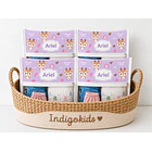 Set de 4 Estuches para mudas del bebé personalizado  2