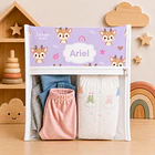 Set de 4 Estuches para mudas del bebé personalizado  13