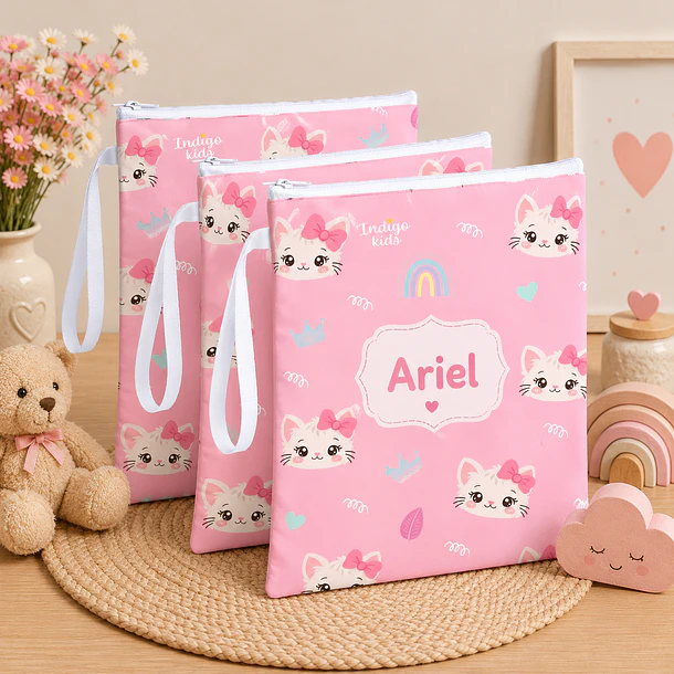Set de 3 Bolsas  para mudas del bebé personalizado  11