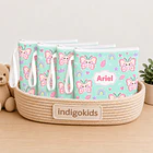 Set de 4 Bolsas  para mudas del bebé personalizado  11