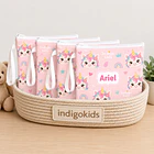 Set de 4 Bolsas  para mudas del bebé personalizado  12