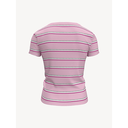 Polera Tommy Rosada Lineas