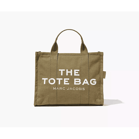The Tote Bag Medium Canvas Slate Green