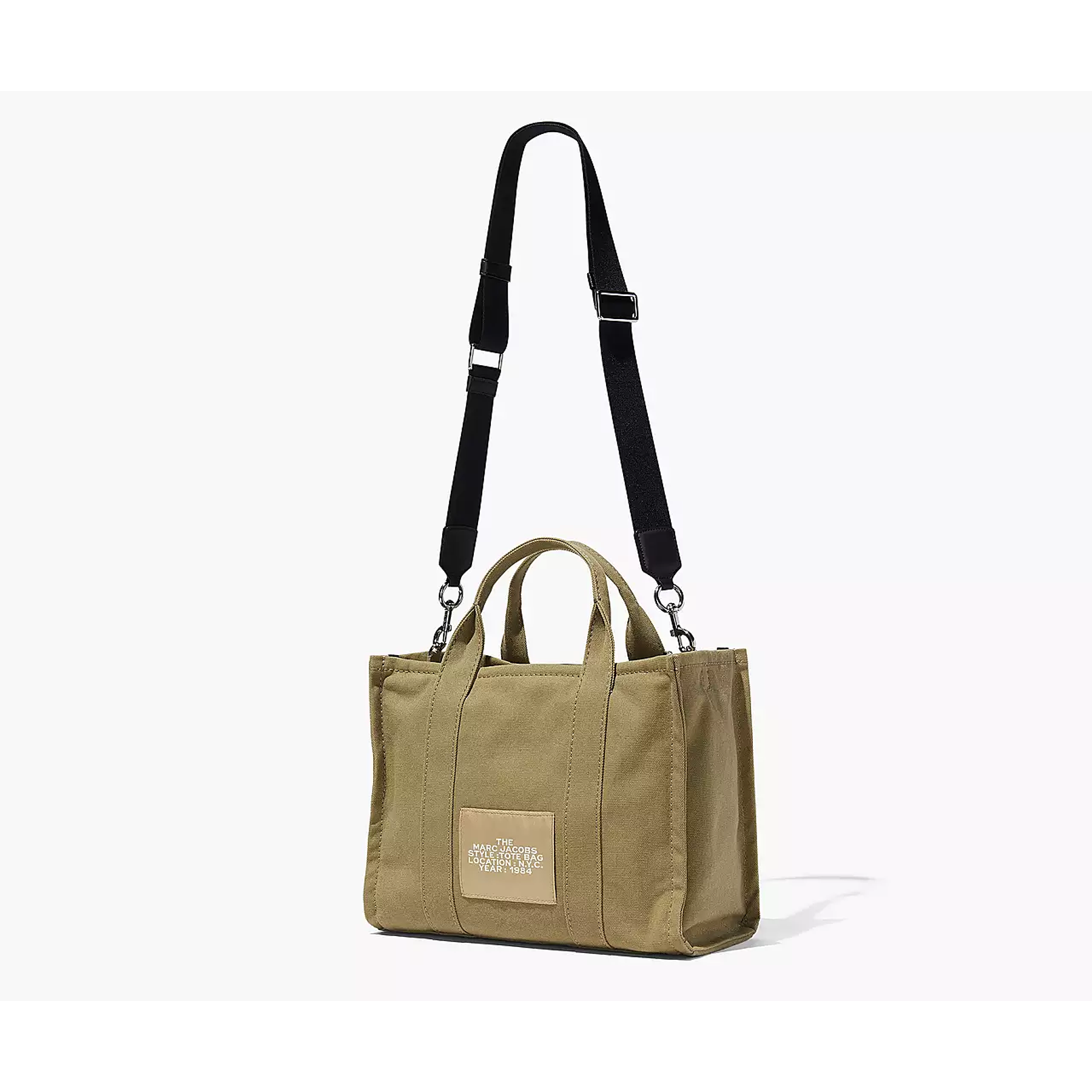 The Tote Bag Medium Canvas Slate Green