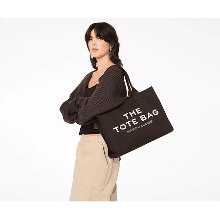 The Tote Bag Large Canvas Black