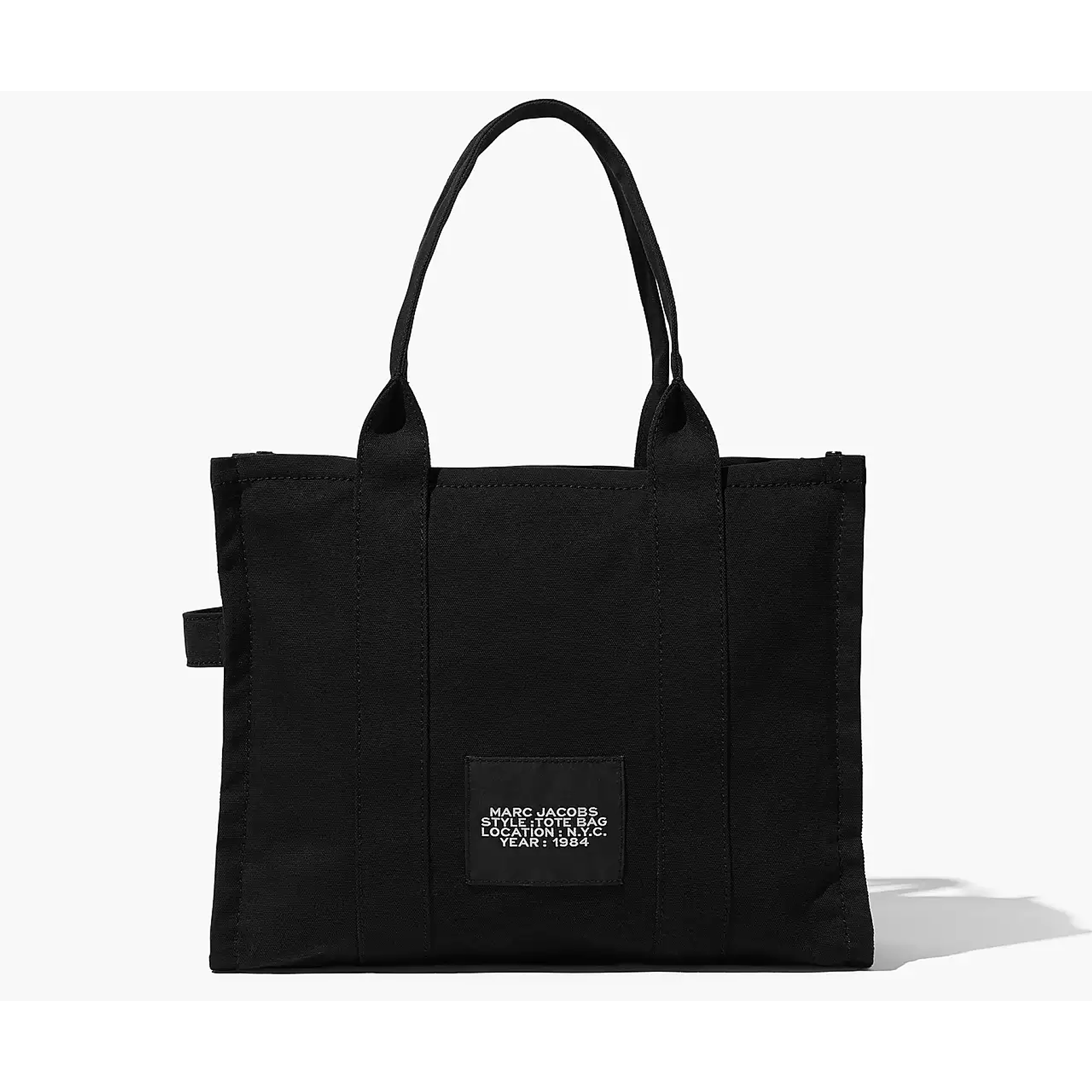 The Tote Bag Large Canvas Black