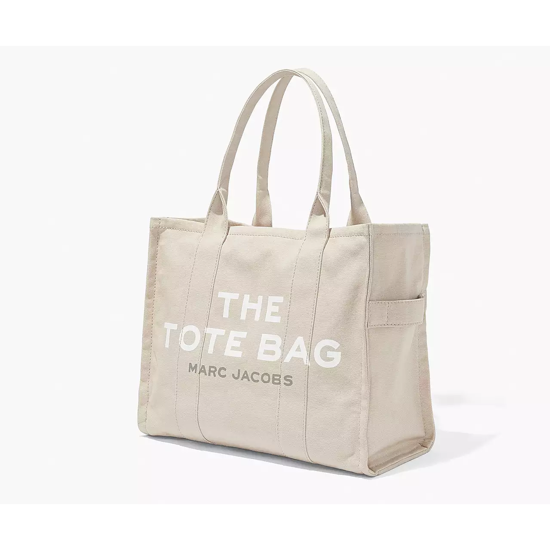 The Tote Bag Large Canvas Beige