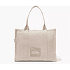 The Tote Bag Large Canvas Beige