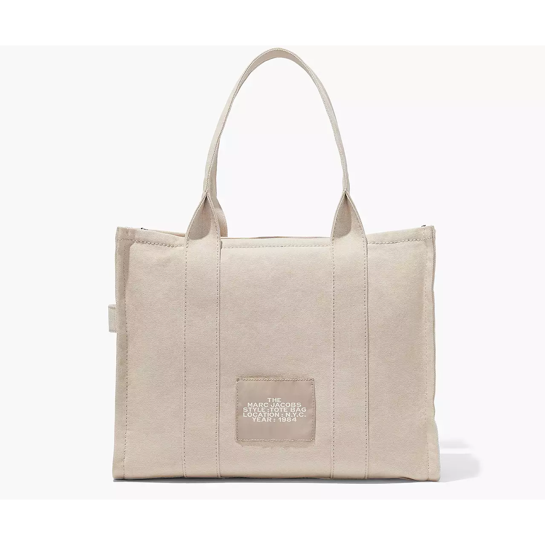 The Tote Bag Large Canvas Beige