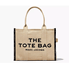 The Tote Bag Large Jacquard Warm Sand