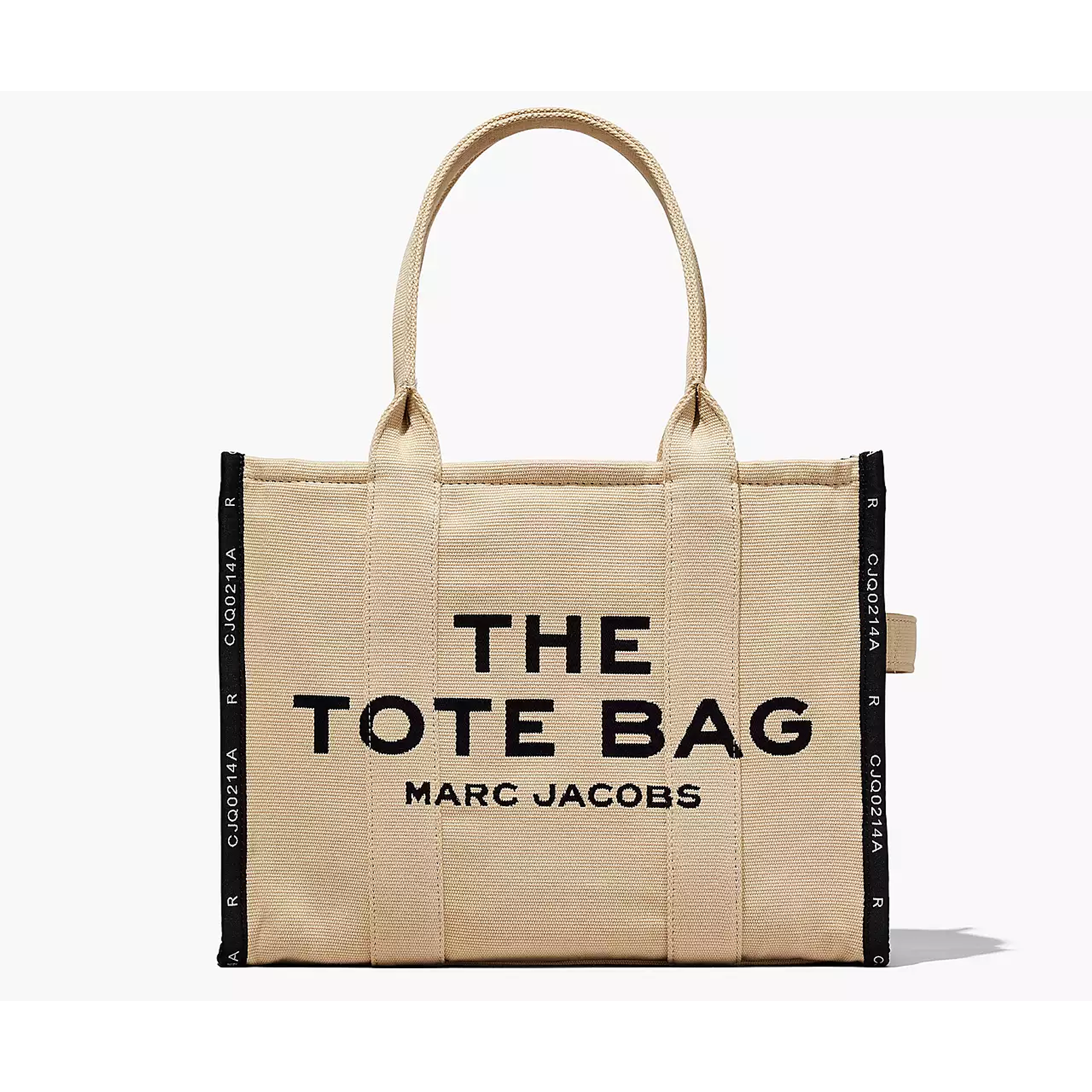 The Tote Bag Large Jacquard Warm Sand