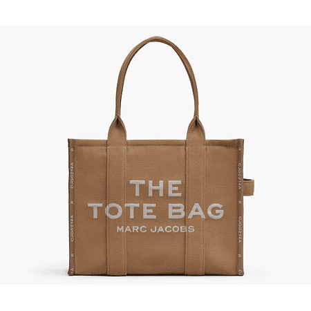 The Tote Bag Large - Jacquard Camel