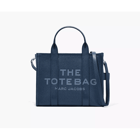 The Tote Bag Medium Cuero Blue Sea