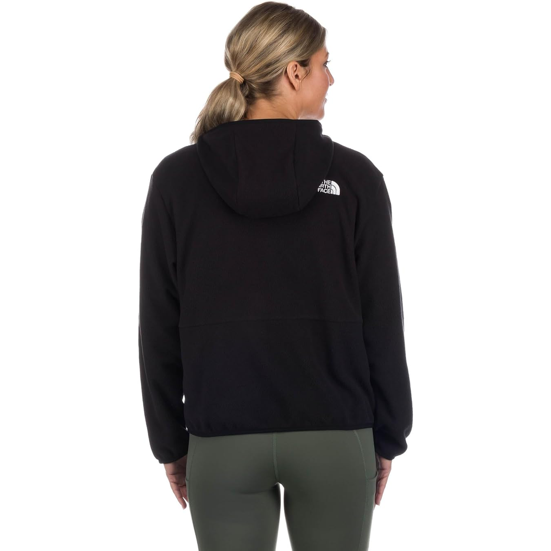 Anchor Full Zipper Hoodie Black Women