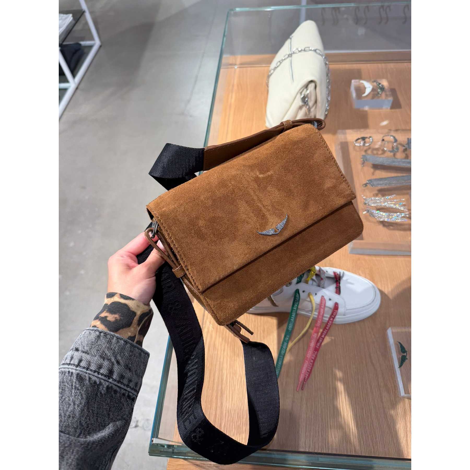 Women  Lolita Suede Zadig