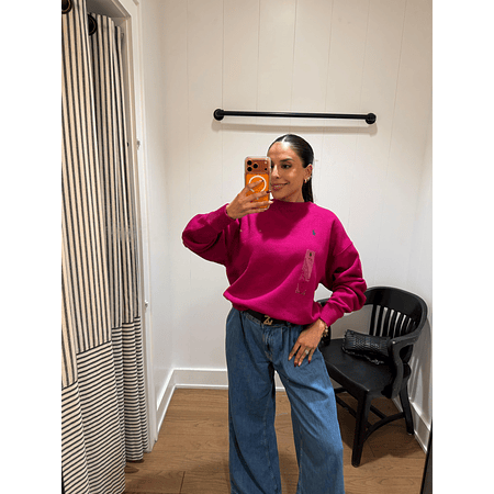 Hoodie Polo Fuchsia Polo Ralph Lauren