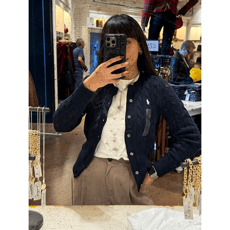 Cardigan Azul Polo Ralph Lauren-
