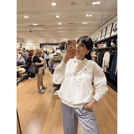 Poleron con cuello Polo Ralph Lauren 