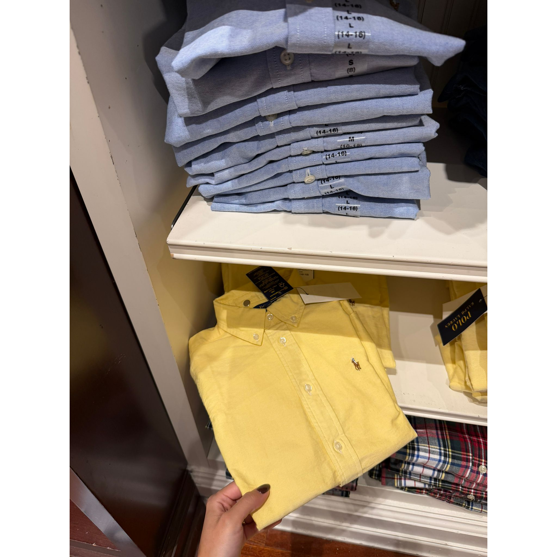 Camisa Polo Ralph Lauren Amarilla Kids