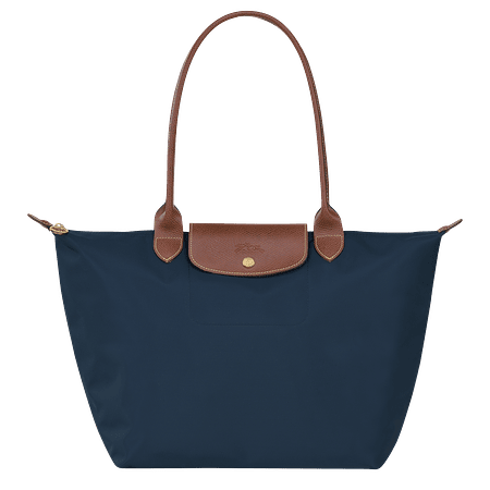 Le Pliage Original Large Nylon Tote Bag Navy