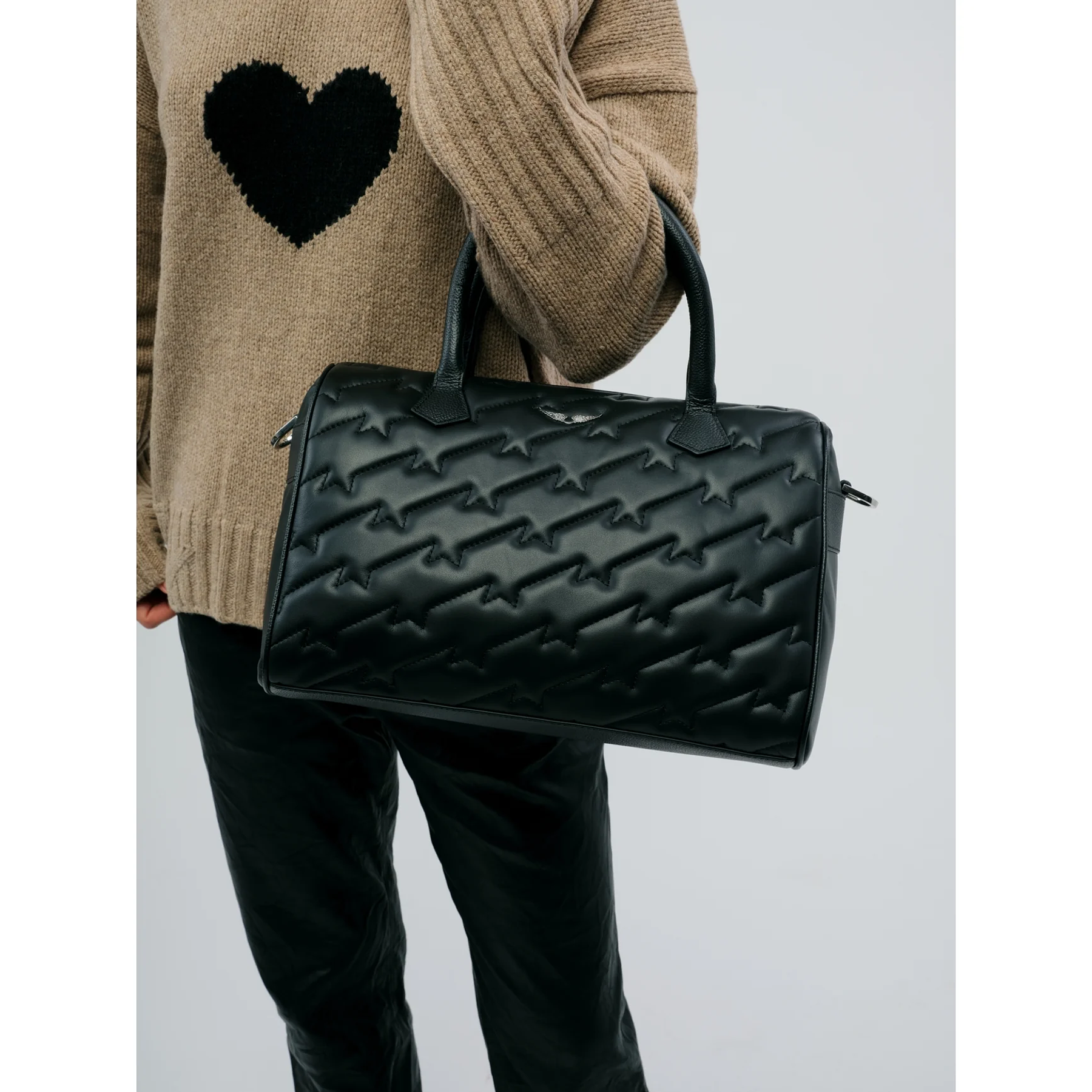 Sunny Medium Wings Zv Quilted | Black