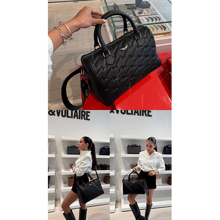 Sunny Medium Wings Zv Quilted | Black