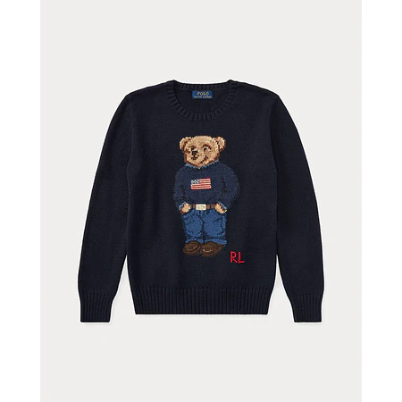 Ralph Lauren - Polo Bear Sweater Hunter Navy Boy