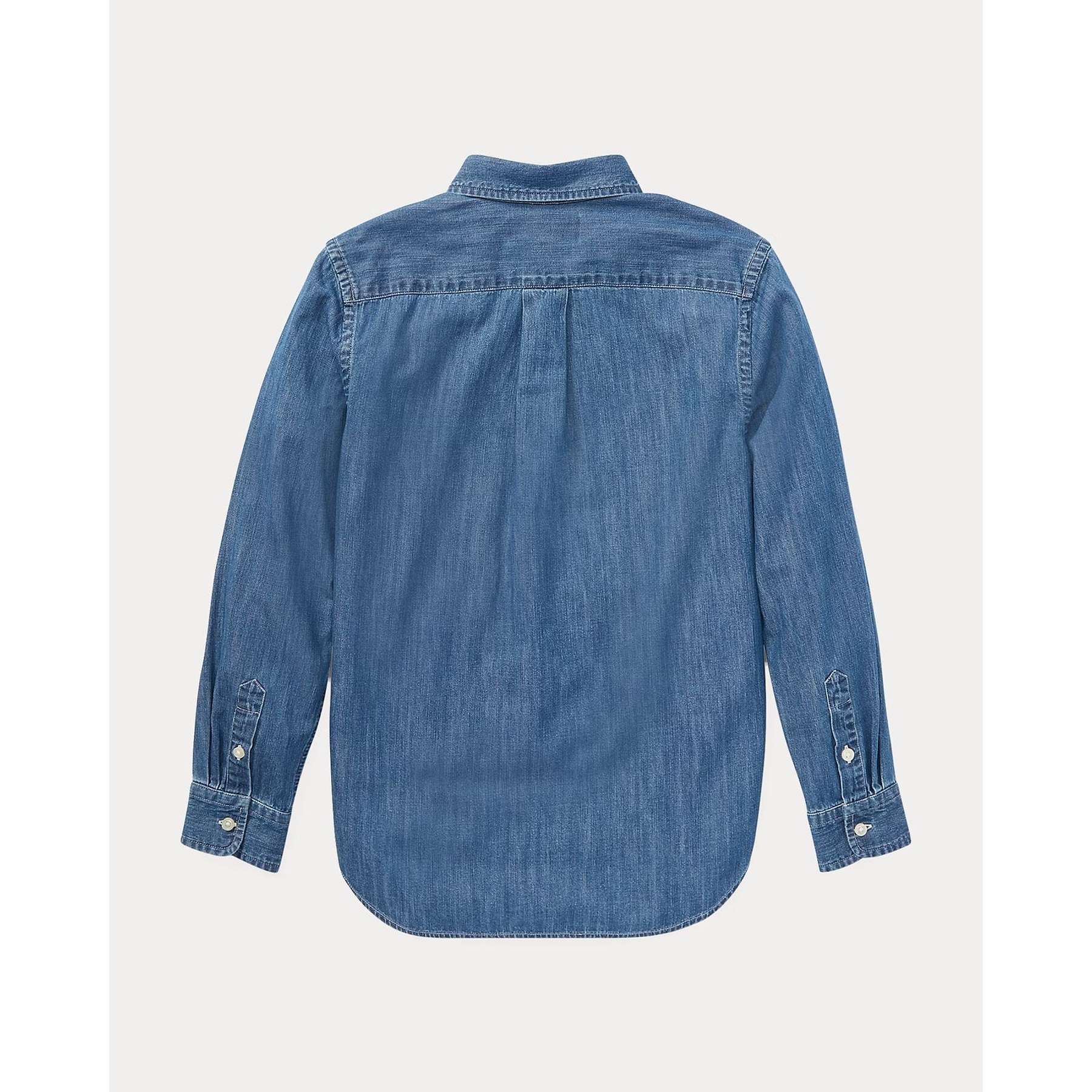 Cotton Chambray Shirt Denim Kids