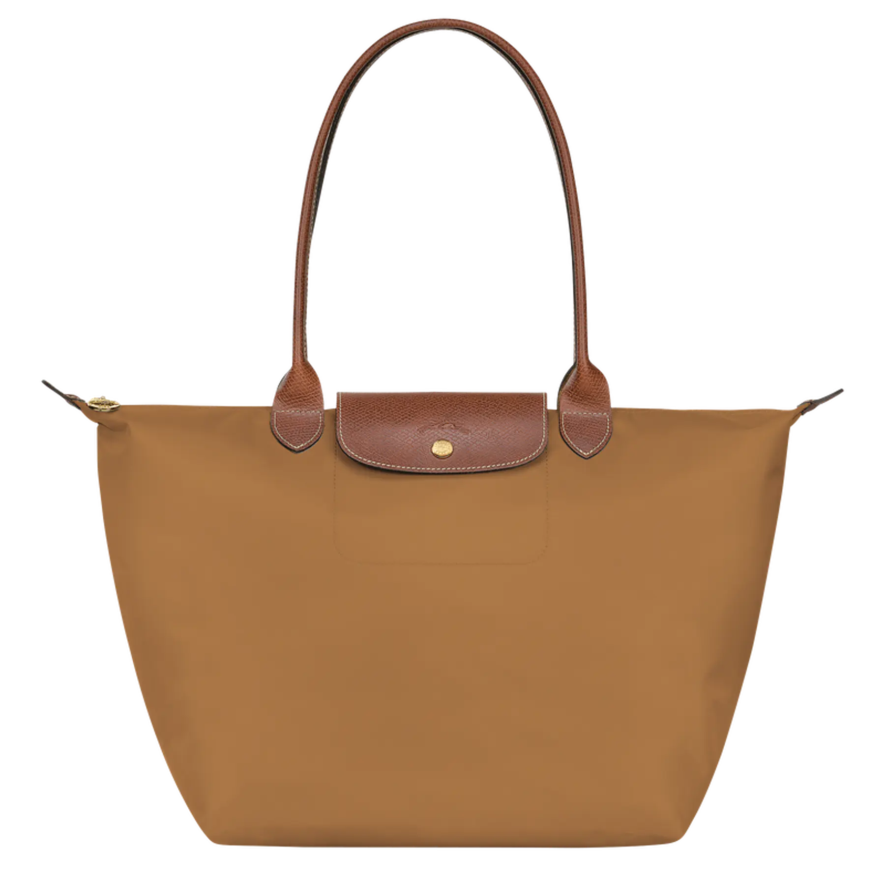 Le Pliage Large Nylon Tote Bag - Cognac