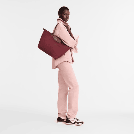 Le Pliage Large Nylon Tote Bag - Pomegranate