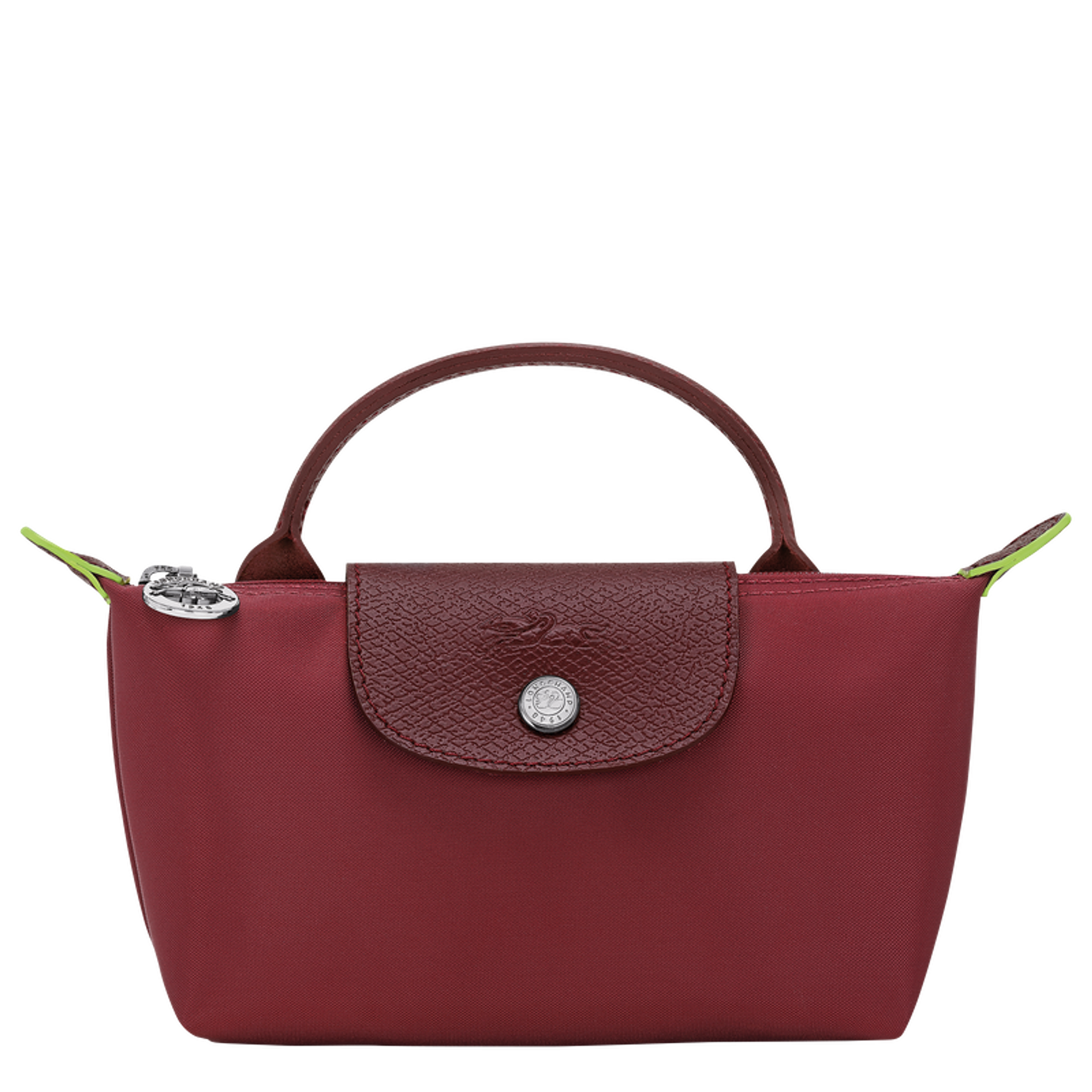 Le Pliage Mini Pouch Nylon Tote Bag - Pomegranate