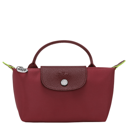 Le Pliage Mini Pouch Nylon Tote Bag - Pomegranate