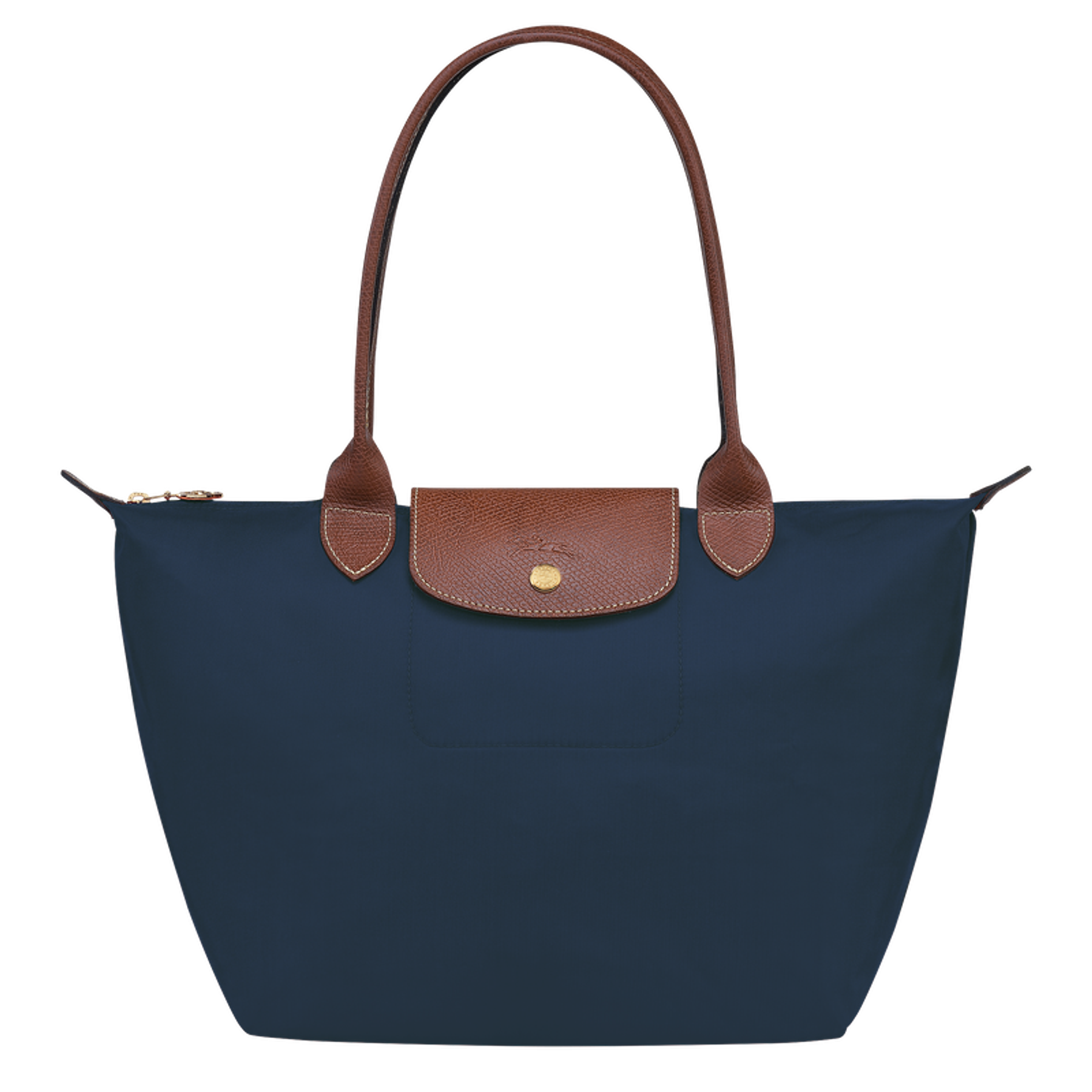 Le Pliage Medium Nylon Tote Bag - Navy