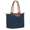 Le Pliage Medium Nylon Tote Bag - Navy