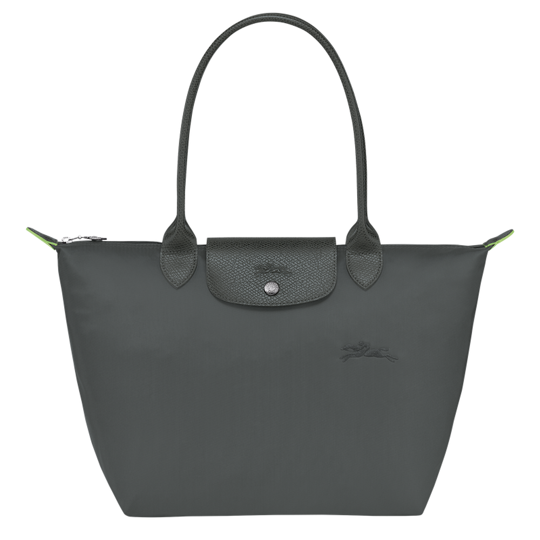 Le Pliage Medium Nylon Tote Bag - Graphite
