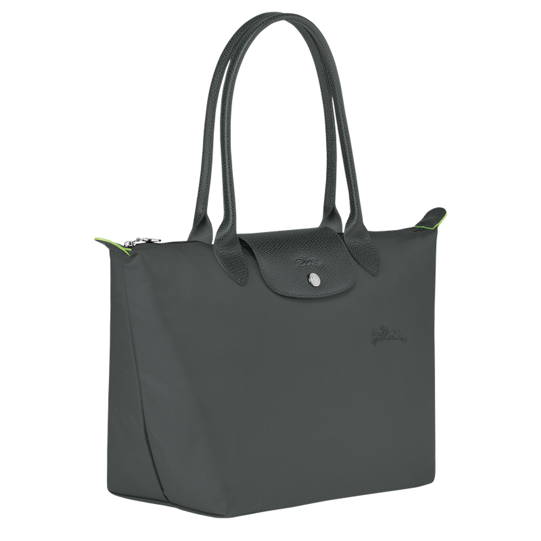Le Pliage Medium Nylon Tote Bag - Graphite