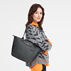 Le Pliage Medium Nylon Tote Bag - Graphite
