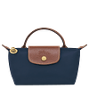 Le Pliage Mini Pouch Nylon Tote Bag - Navy